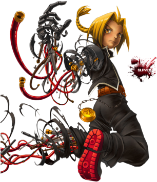 Edward Elric - Fullmetal Alchemist (314x399), Png Download