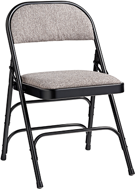 2900 Series Commercial Grade Fabric Padded Steel Cushioned - Samsonite Folding Chair (301x524), Png Download