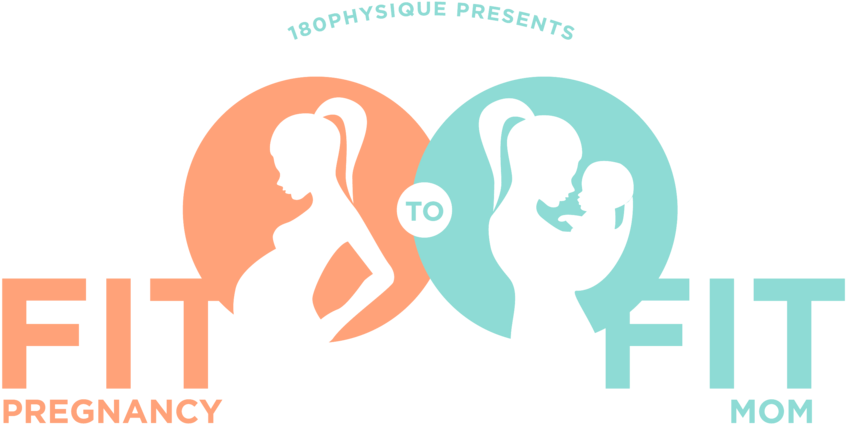 Fit Mom Logo Color Tag 01 (1000x489), Png Download