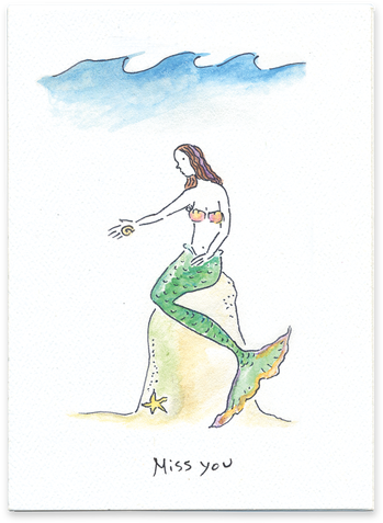 Clip Art Free Cards Drawing Miss You - Drawing (373x500), Png Download