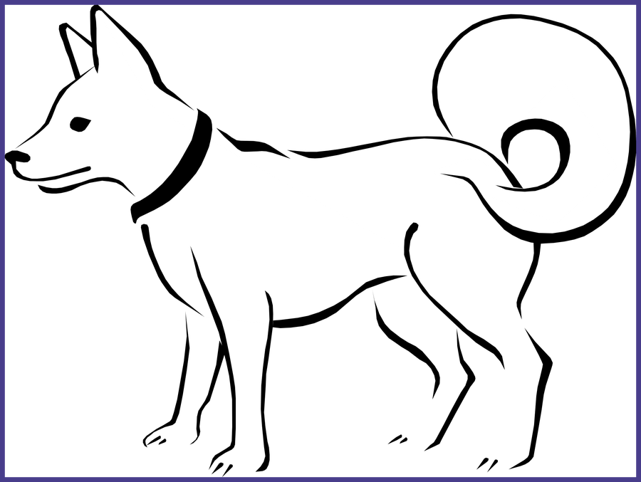 Download Christmas Dog Bone Jpg Black And White Download - Outline Picture Of Domestic Animals PNG Image with No Background Download Christmas Dog Bone Jpg Black And White Download - Outline Picture Of Domestic Animals PNG Image with No Background