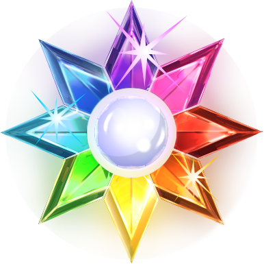 Starburst Symbol - Starburst Slot Png (386x385), Png Download
