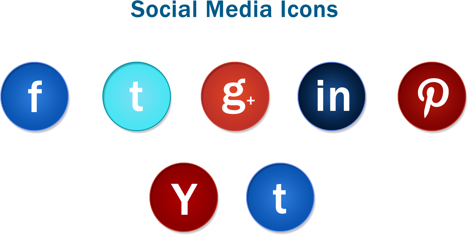 Social Media Icons1 - Circle (1920x1080), Png Download