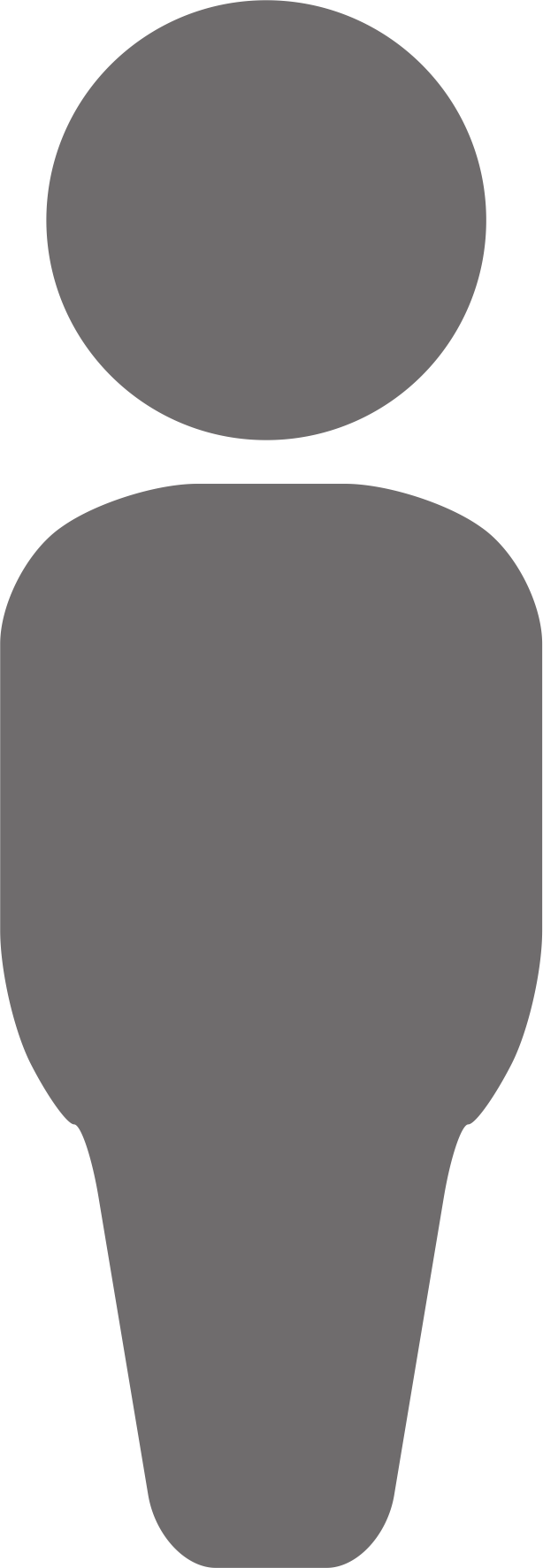 Clipart - Person Icon - Orang Icon (614x1773), Png Download