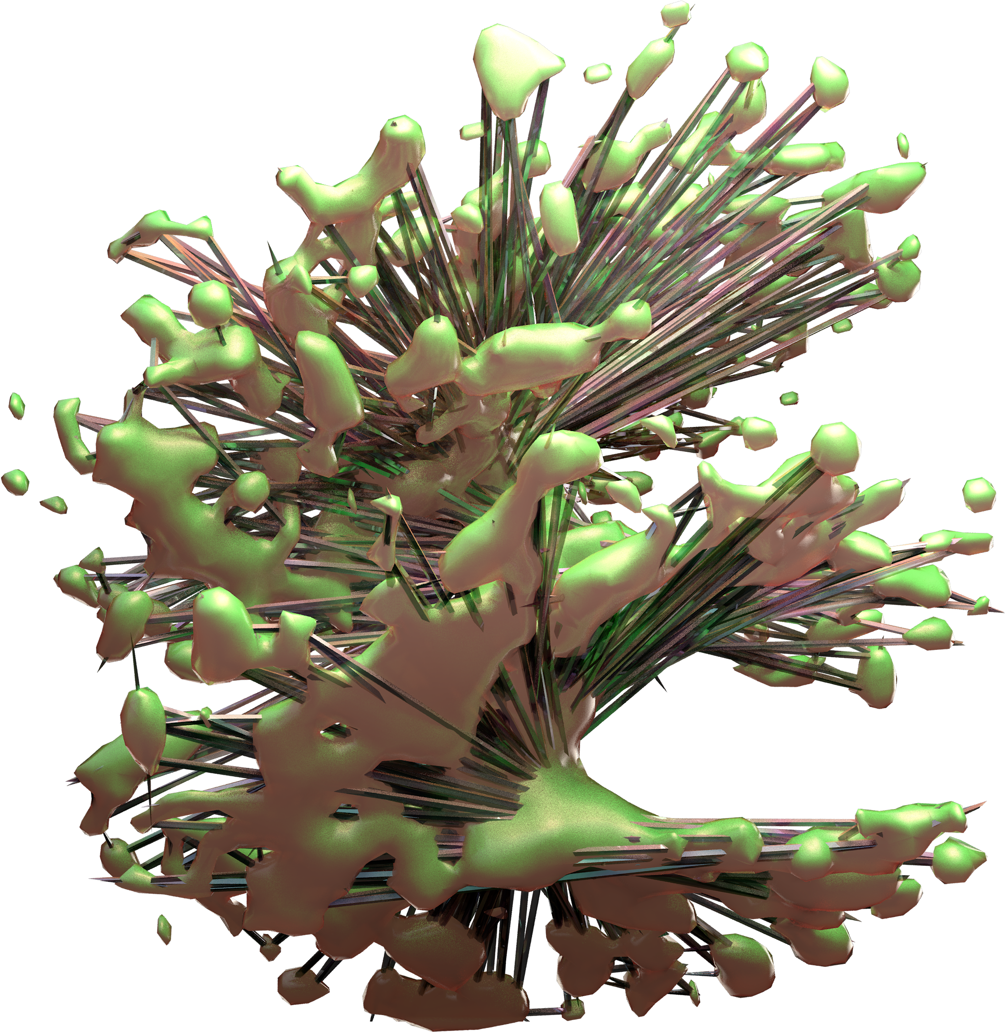 Experimenting With Paricles And Textures On Cinema - Lodgepole Pine (3840x2160), Png Download