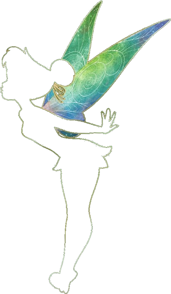 Welcome To Neverland - Tinkerbelle Neverland Drawing (599x1024), Png Download