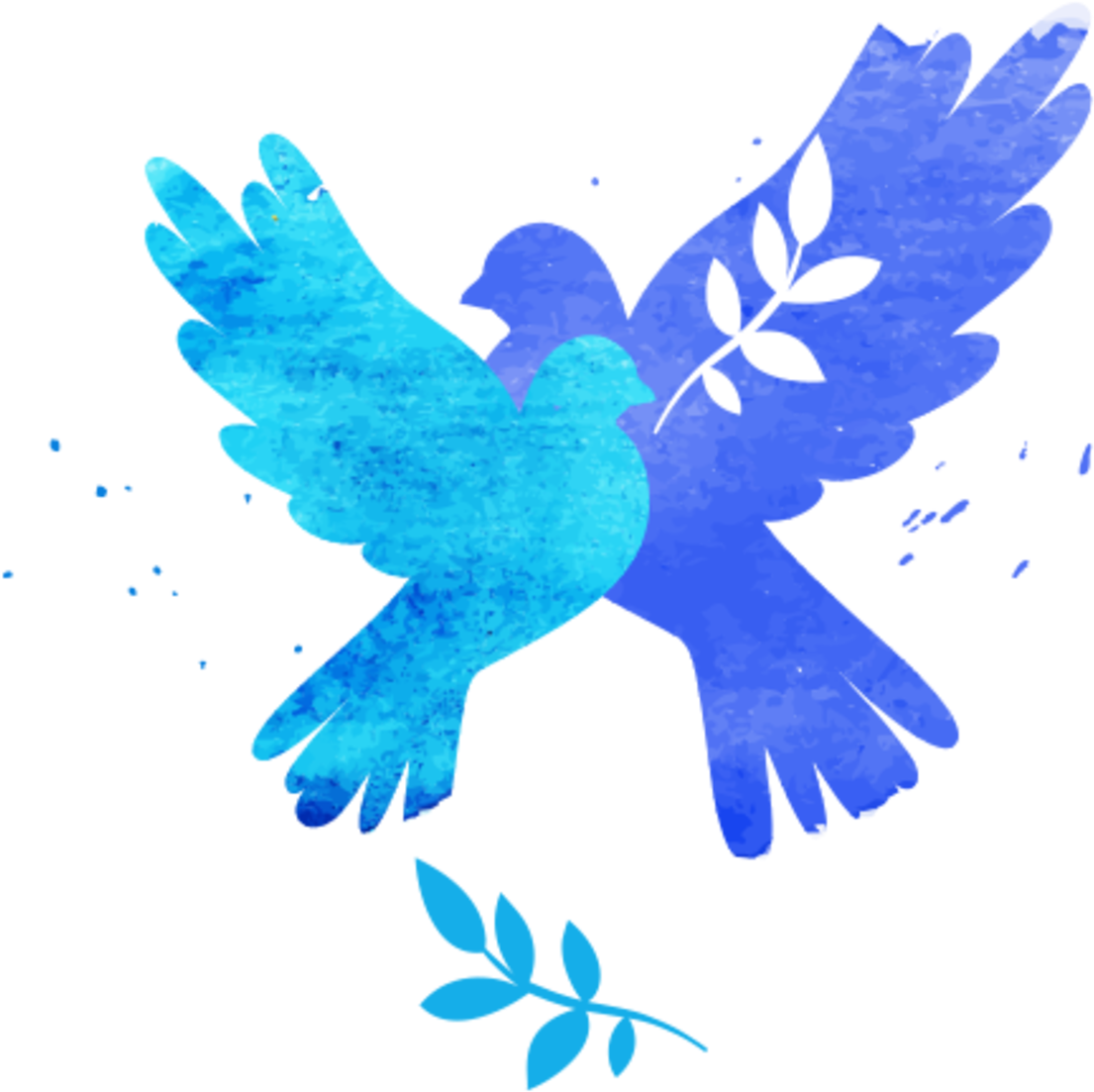 Two-doves - International Day Of Peace 2018 (500x460), Png Download