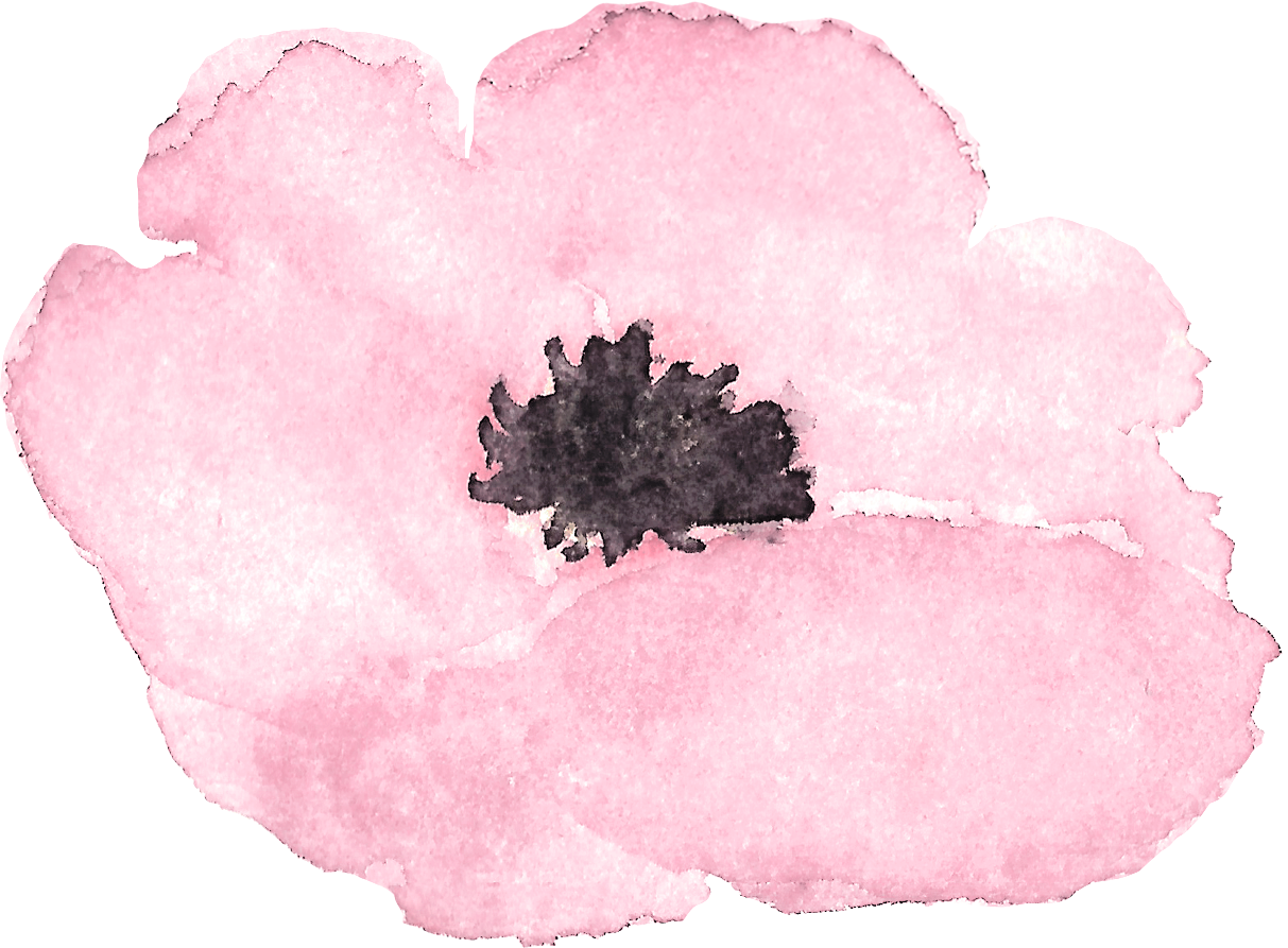 Witchcraft 101 Good Fortune Cheat Sheet - Cut Paper Water Color Pink Flowers Round Ornament (1213x893), Png Download