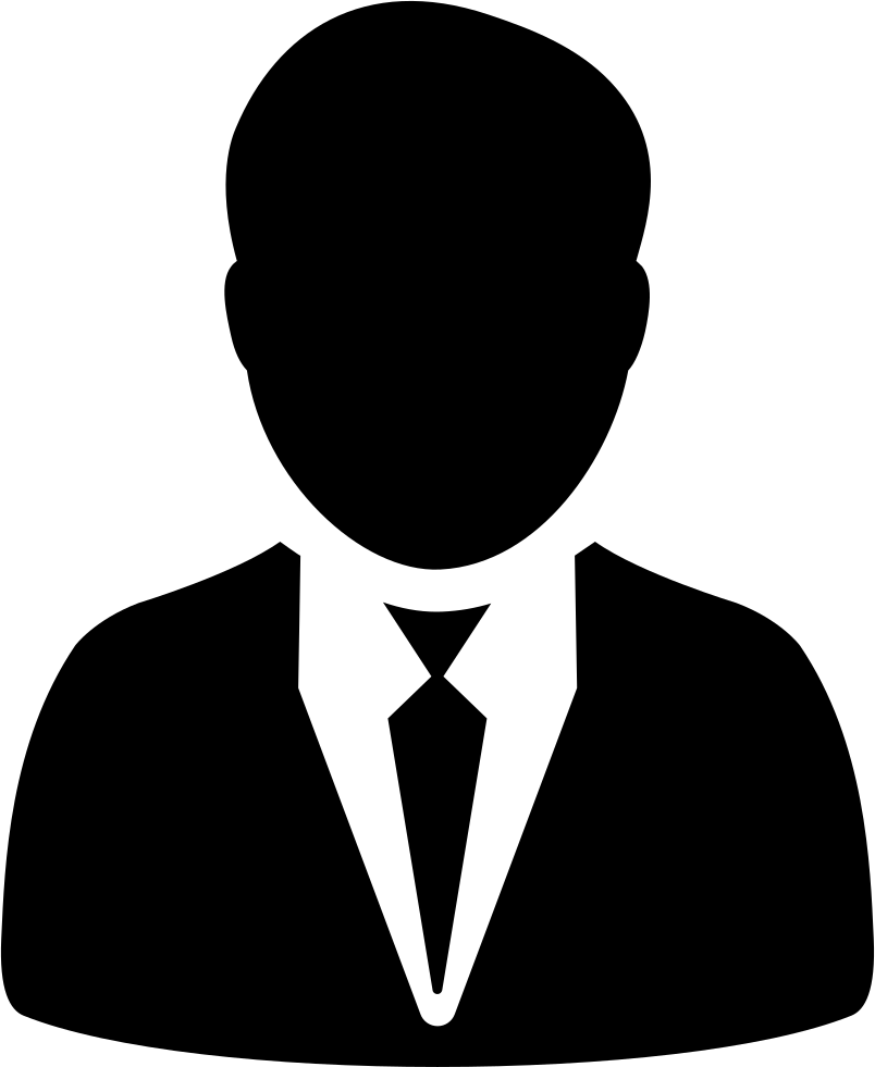Man In Suit And Tie Comments - Person In Suit Icon (804x981), Png Download