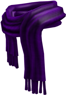 Purple Winter Scarf - Roblox Purple Scarf (420x420), Png Download