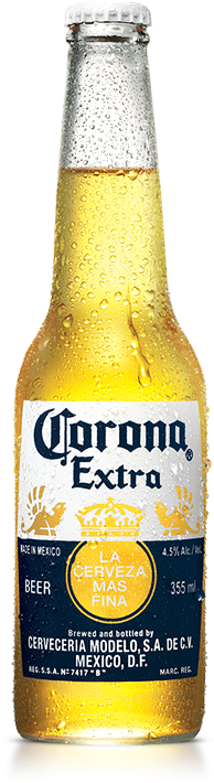 Corona Extra Beer Bottle (254x710), Png Download