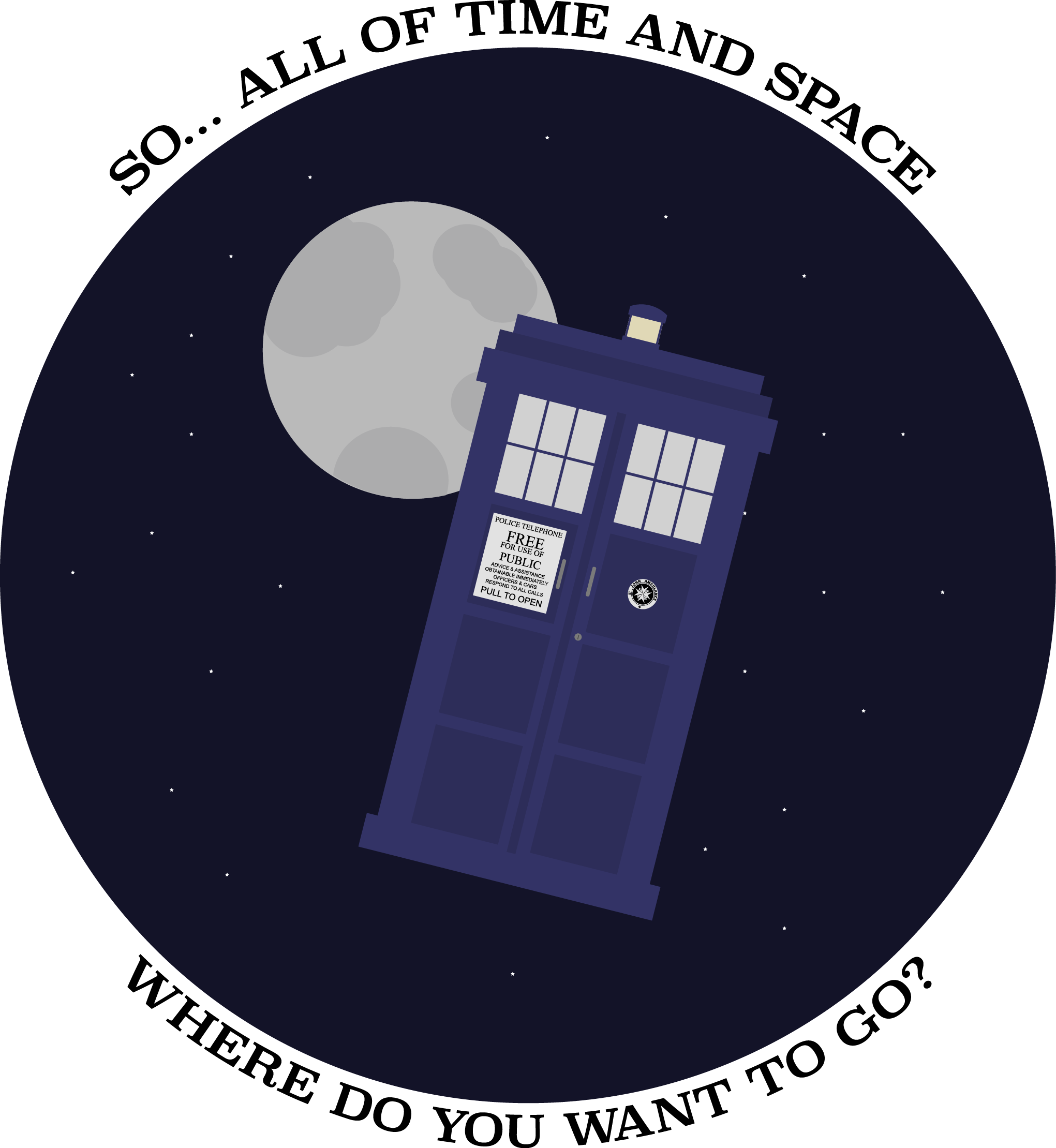 Tardis - Fashion Target Breast Cancer (2041x2219), Png Download