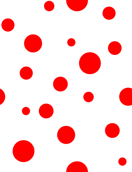 Red Dot Image Png - Polka Dots Clip Art (462x599), Png Download