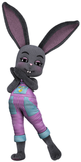 Hare Easter Bunny Cute Cheerful Funny Figu - Thank You Messages For Friends And Family (453x340), Png Download