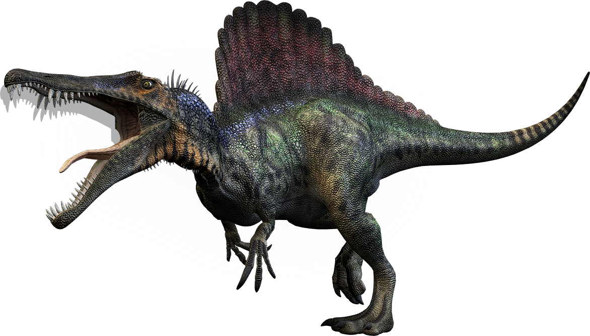 T Rex Spinosaurus Dinosaurs (1171x666), Png Download