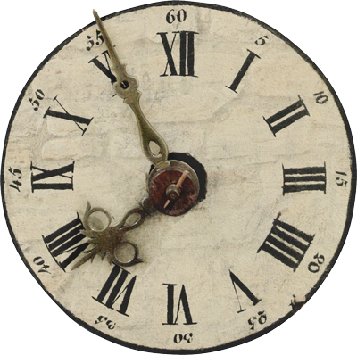Vintage Clock Png File - Clock (400x398), Png Download