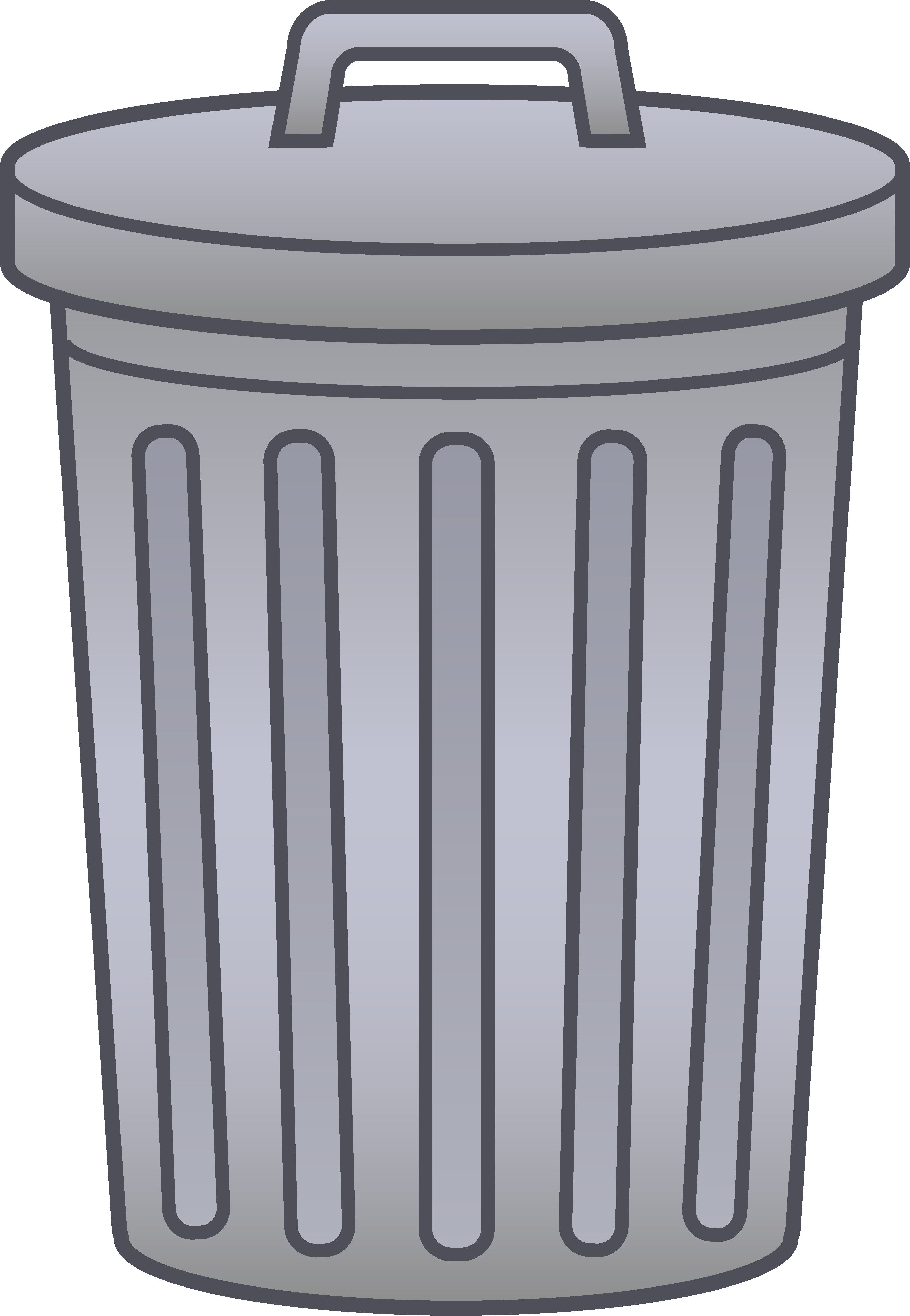 Download Svg Transparent Garbage Can Clipart Letters Format - Trash Can  Transparent PNG Image with No Background 