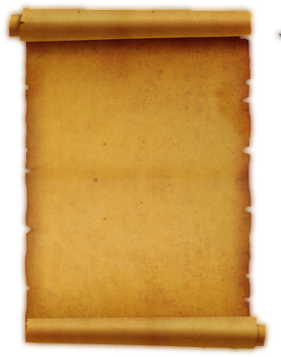 Rolled Old Paper Background (320x400), Png Download