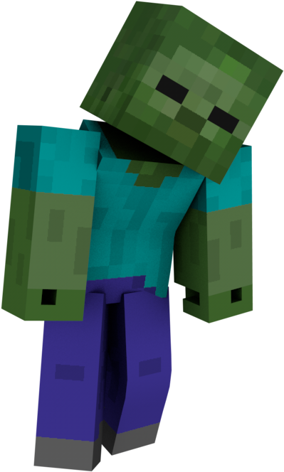 Zombies Will Adopt A Hunched Pose With The Torso Angled - Diary Of A Minecraft Zombie Book 1: A Scare Of A D (1280x720), Png Download