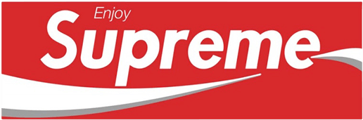 Coca Cola Box Logo T-shirt - Supreme (740x600), Png Download