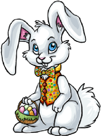 Easter Bunny Rabbit Easter Images - Easter Bunny Cartoon Drawing (500x500), Png Download