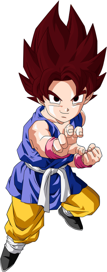 Steven In His False Super Saiyan Form - Gt Goku Super Saiyan God (342x866), Png Download