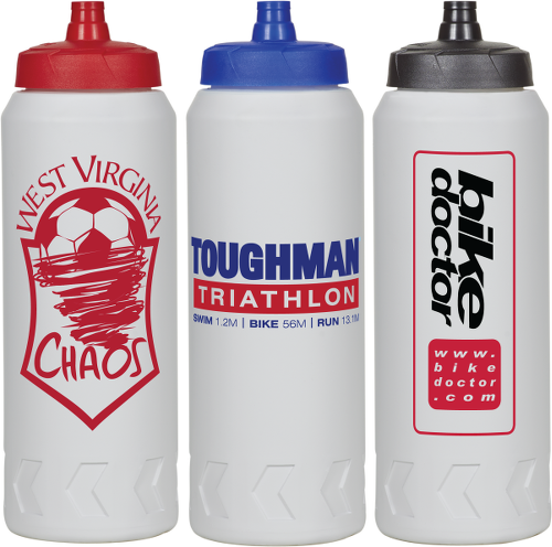 Custom Water Bottles Pro 32 Oz - Custom Sports Water Bottles (500x496), Png Download