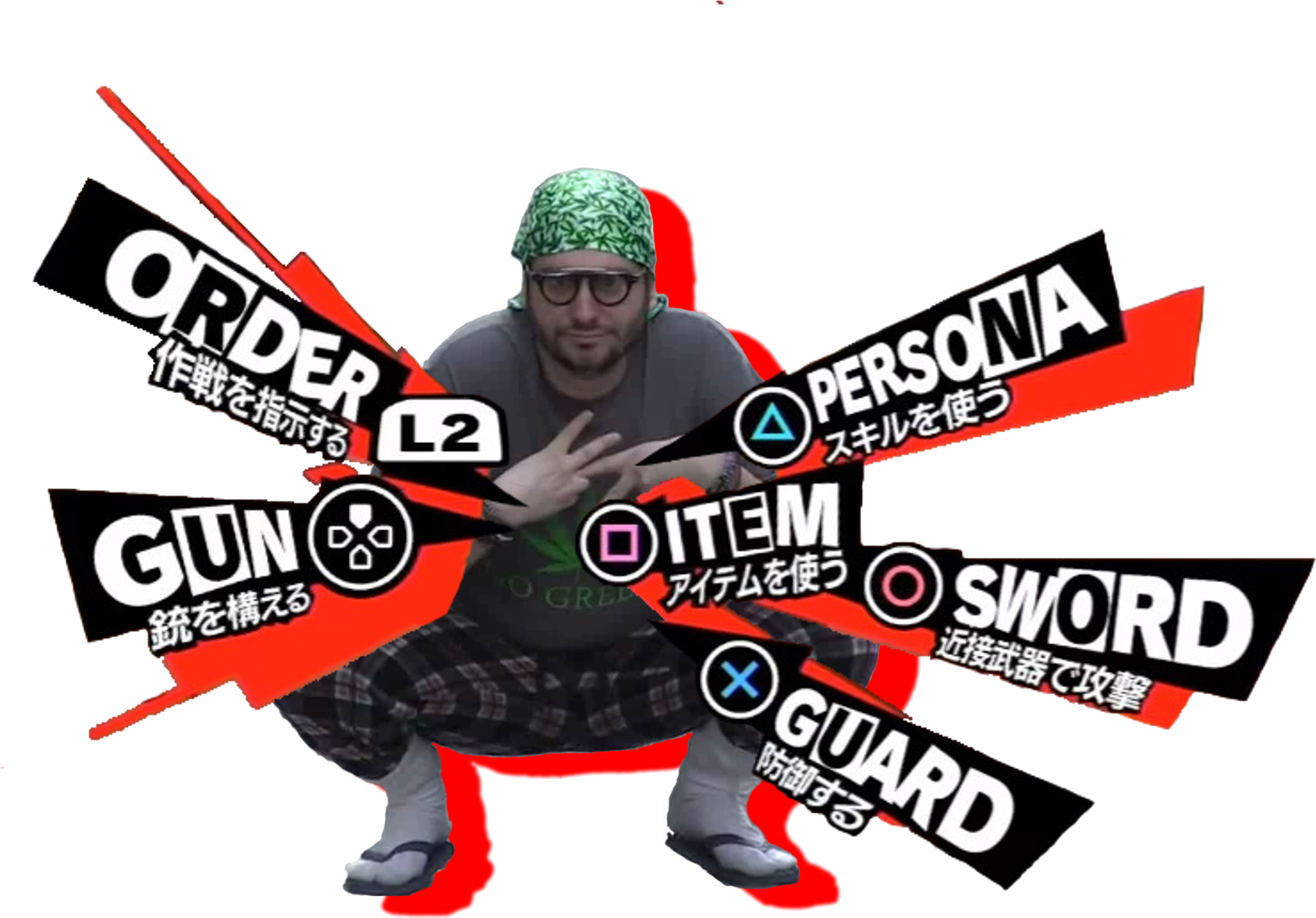 し2 スキルを使う Oitem 銃を構える アイテムを使う Persona 5 Shin Megami - Persona 5 Battle Menu Png (1687x1177), Png Download