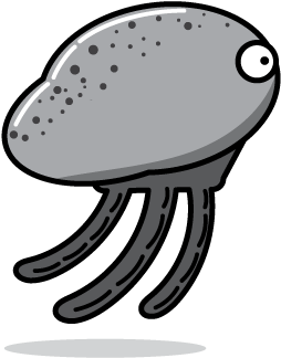 Mushroom-jellyfish (505x612), Png Download