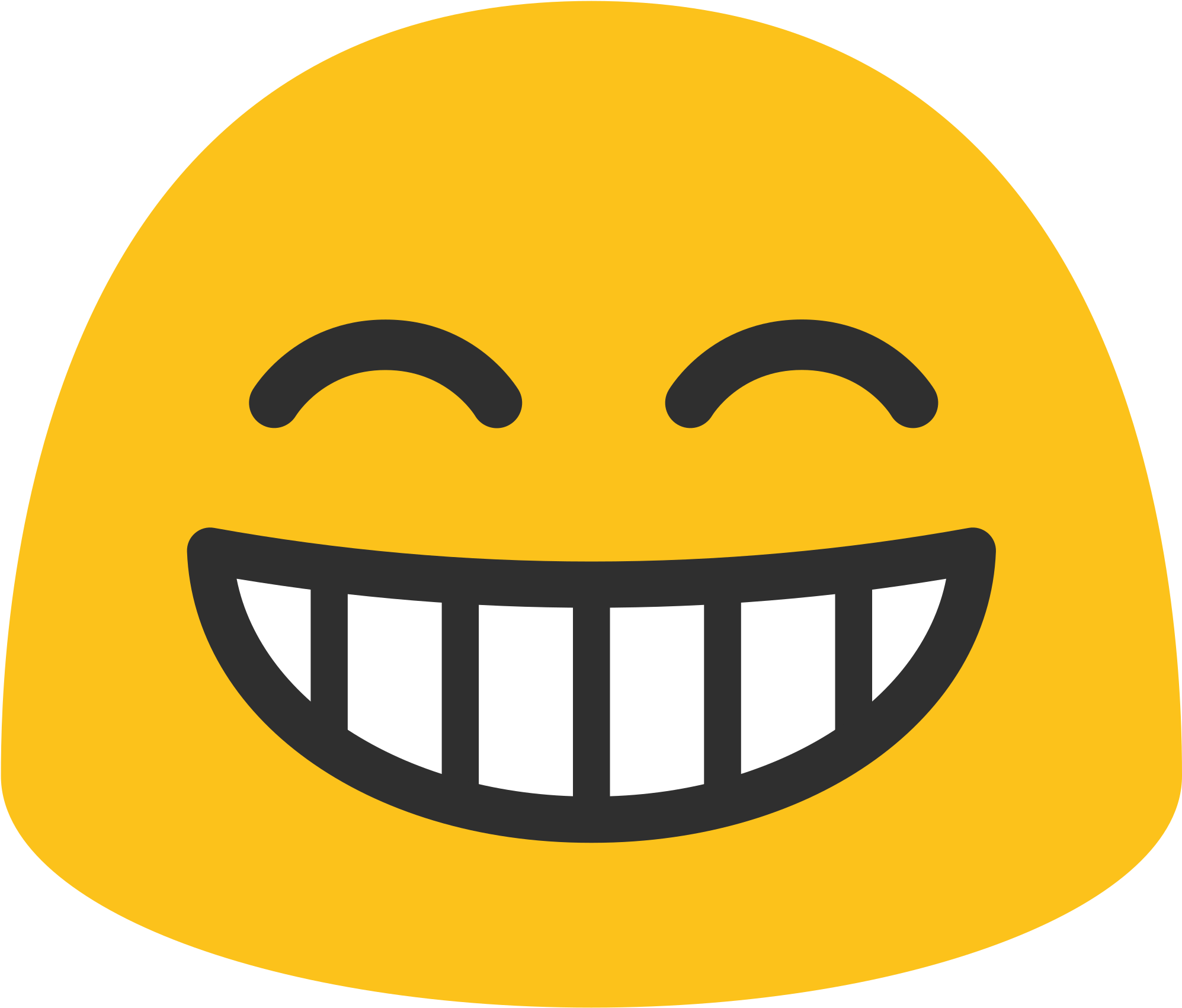 Open - Android Emoji Smile (2000x2000), Png Download