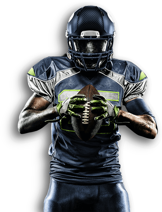 American Football Player Png Image - American Football Player Png (550x694), Png Download