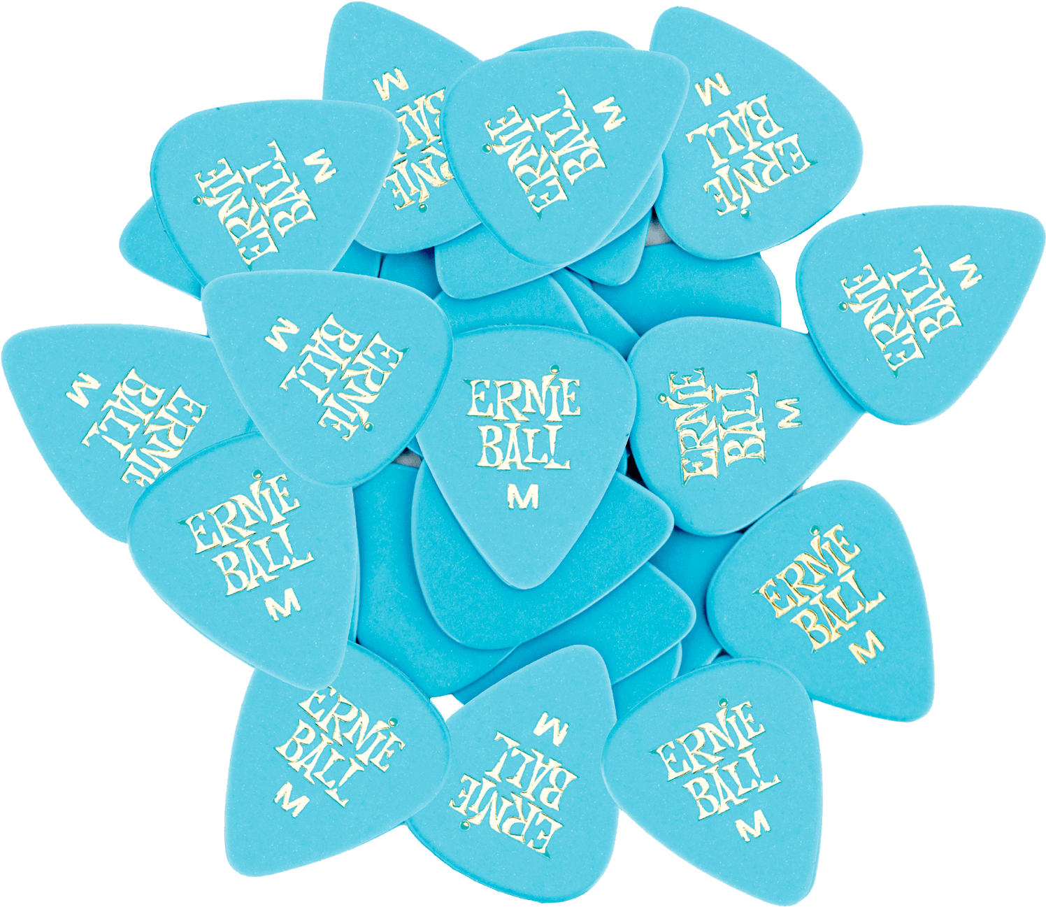 Ernie Ball Medium Blue Cellulose Picks - Pack (2000x2000), Png Download