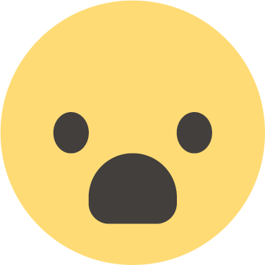 Surprised C - Circle (376x376), Png Download