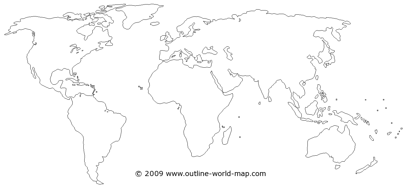 Link To The Big World Map B7a - World Map (1357x628), Png Download