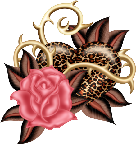 Bibileoparddream Elems - Heart (468x485), Png Download