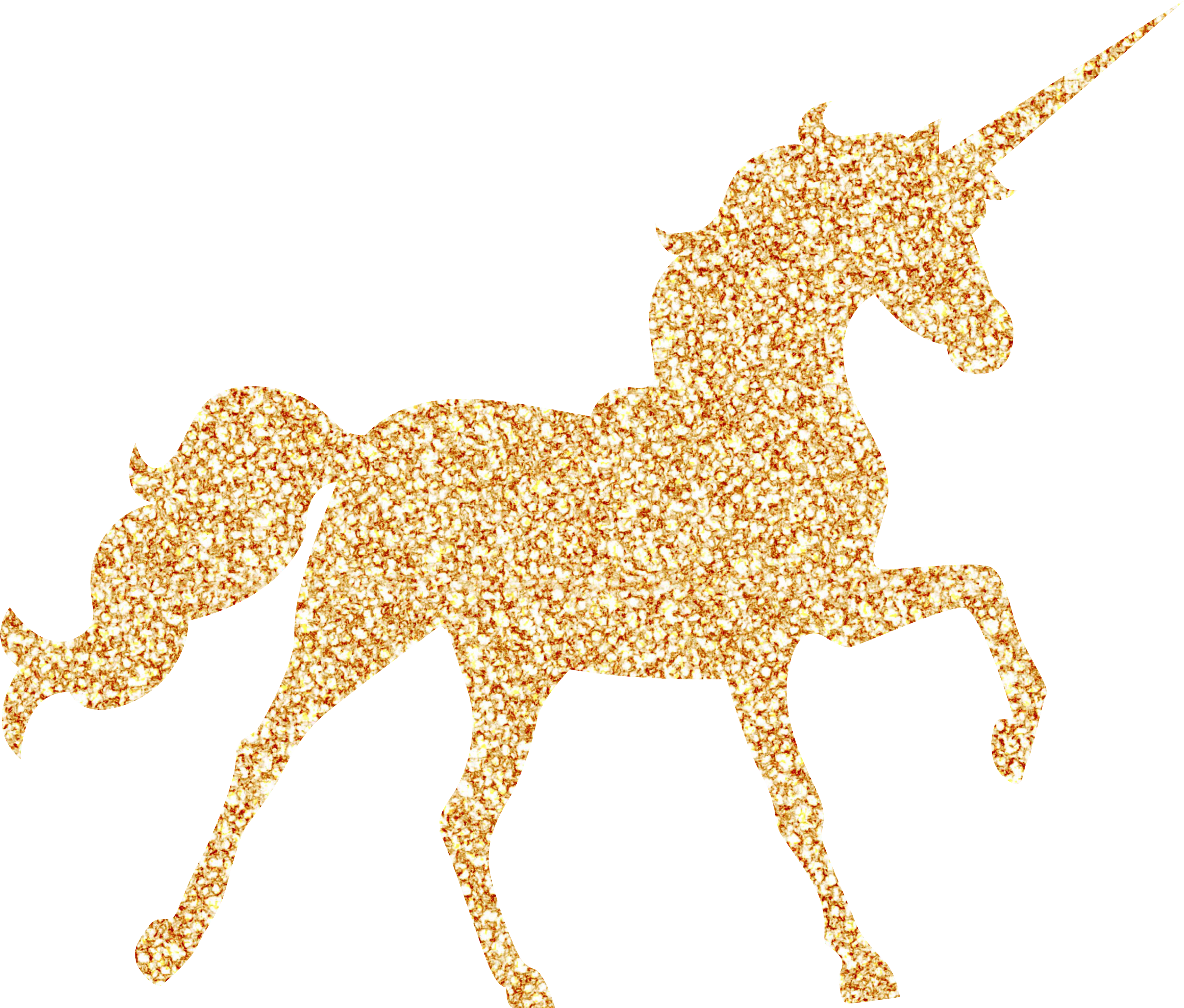 Download Gold Unicorn Png - Gold Unicorn Silhouette - Free ...