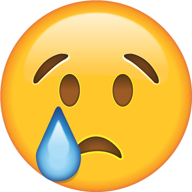 Download Ai File - Tear Emoji (640x640), Png Download