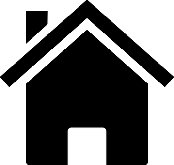 Home House Silhouette Icon Building House - Home Clipart (359x340), Png Download