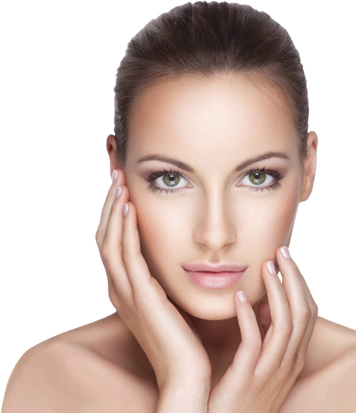 Female Face Free Png Image - Woman Face Png (1408x1636), Png Download