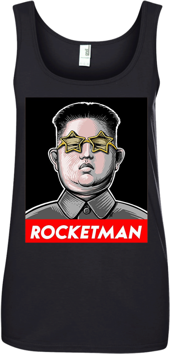 Kim Jong-un Rocket Man Shirt, Long Sleeve - Rocketman Kim Jong Un (1155x1155), Png Download