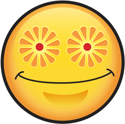 Image Courtesy Of Bloommoji - Happy Smiley (480x480), Png Download