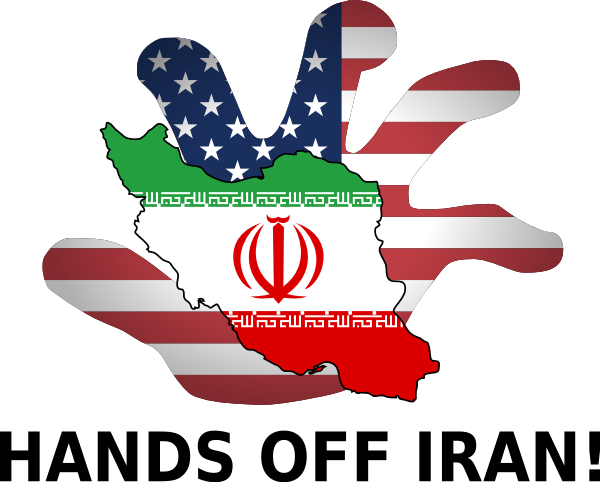 Us Flag And Iranian Flag Svg Clip Arts 600 X 482 Px (600x482), Png Download