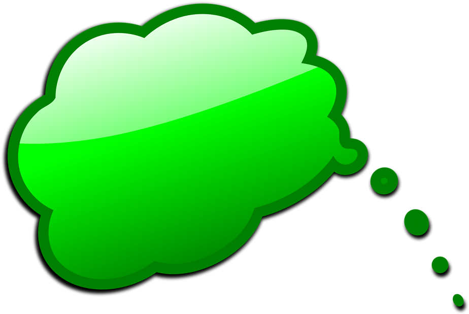 Speech Free Stock Photo Illustration Of A - Green Speech Bubble (958x706), Png Download