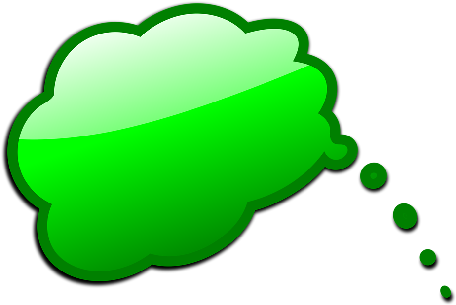 Speech Free Stock Photo Illustration Of A - Green Speech Bubble - Free ...