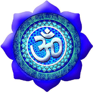 Om Blue Lotus - Charm Om Keychain Yoga Jewelry Symbol Buddhism Zen (350x350), Png Download