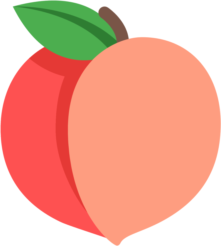 Peach Png (1000x1000), Png Download