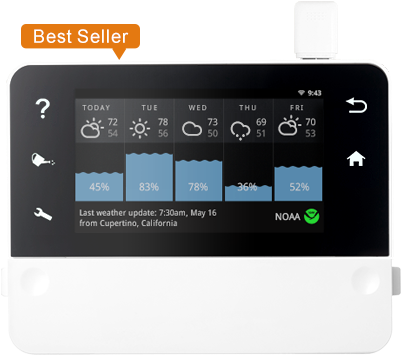 Mouse Over To Remove The Lid - Smart Wifi Sprinkler Controller (400x390), Png Download