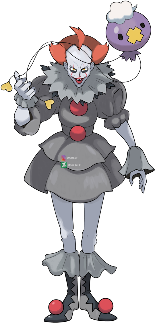 Pennywise By Startboi-8 - It (697x1147), Png Download