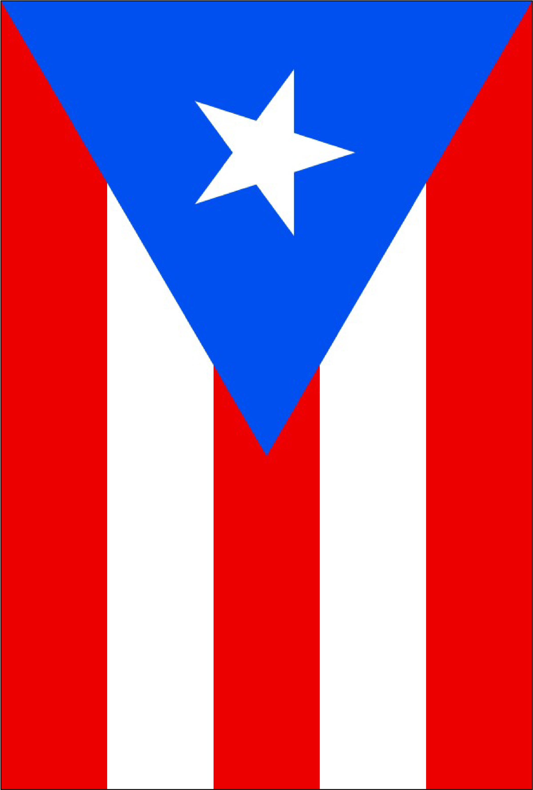 Puerto Rico Flag (2480x3508), Png Download