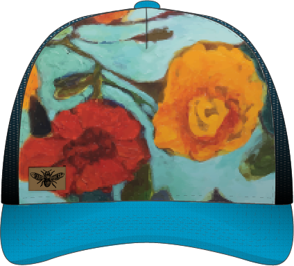 Trucker Hat - Mad Poppy - Trucker Hat (424x383), Png Download